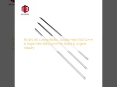 801439 IX6 কাটিং ব্লেড – টেক্সটাইল ও অন্তর্বাস শিল্পের জন্য ডাবল হোল 310x7x2মিমি ও সিঙ্গেল হোল 308x7x2মিমি